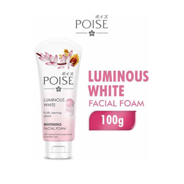 Gambar poise facial foam 100g - Luminous white dari klontong06 undefined Tokopedia