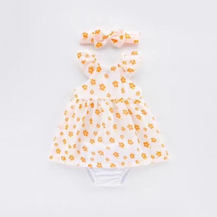 Gambar MemoryLife - Jovelyn Bodysuit Set | Setelan Bodysuit Premium Anak - Orange, 9m dari MemoryLife Shop undefined Tokopedia