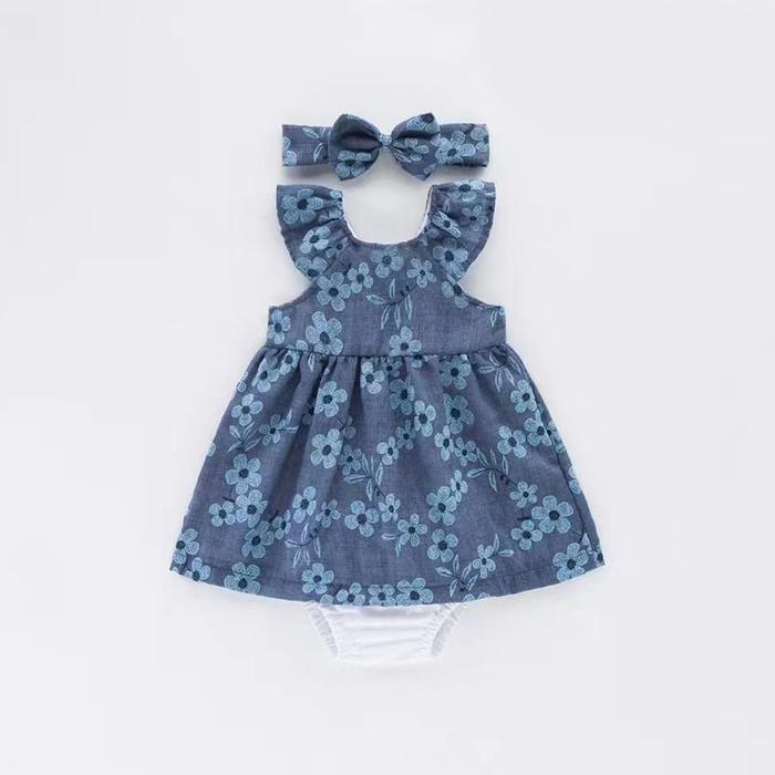 Gambar MemoryLife - Jovelyn Bodysuit Set | Setelan Bodysuit Premium Anak - Navy, 12m dari MemoryLife Shop undefined Tokopedia