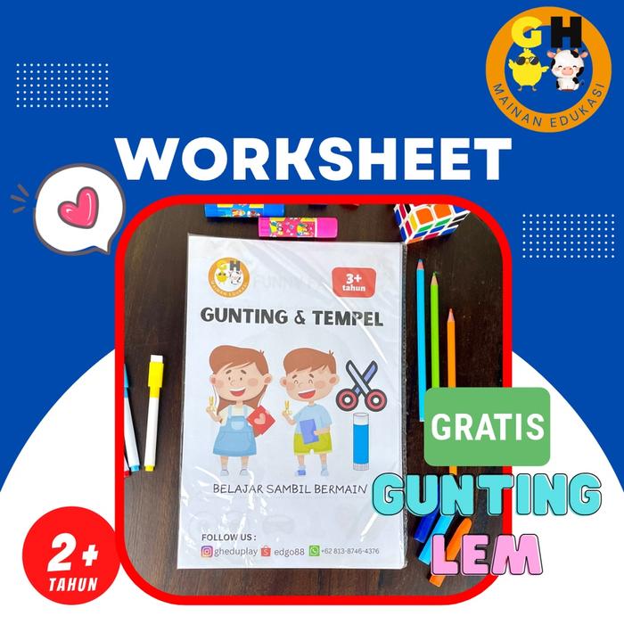 Gambar Mainan Edukasi Montessori WIPE CLEAN Worksheet Lembar Kerja Buku - Menulis13H dari Pusat Grosir Mode undefined Tokopedia