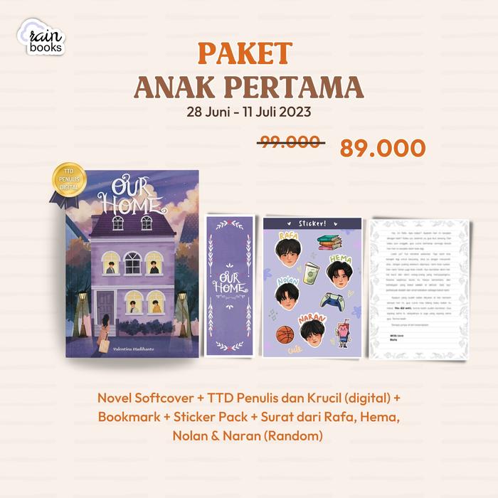Gambar PRE ORDER - OUR HOME - VALENTINA MADIHANTO - RAINBOOK PUBLISHING - BUM dari bumifiksipadang undefined Tokopedia