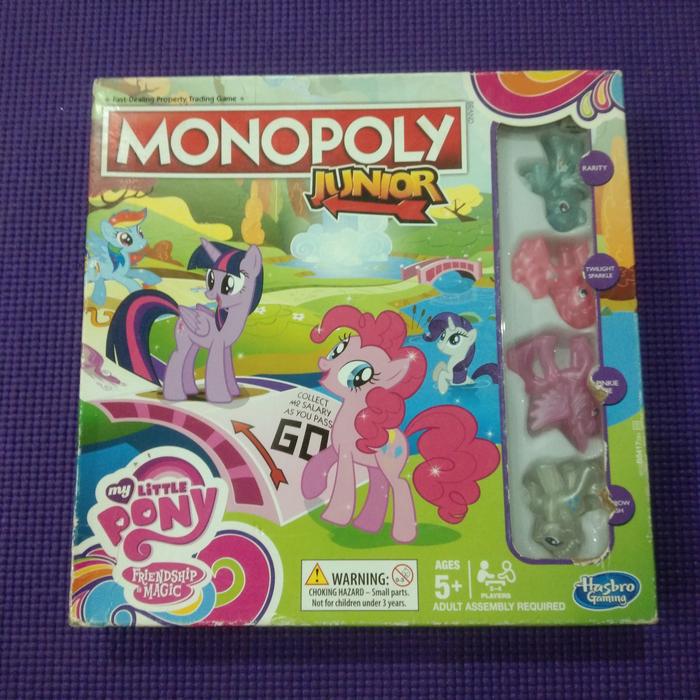 Gambar Board Game Monopoly Junior Pony - Original by Hasbro Gaming dari Best Toys Online undefined Tokopedia