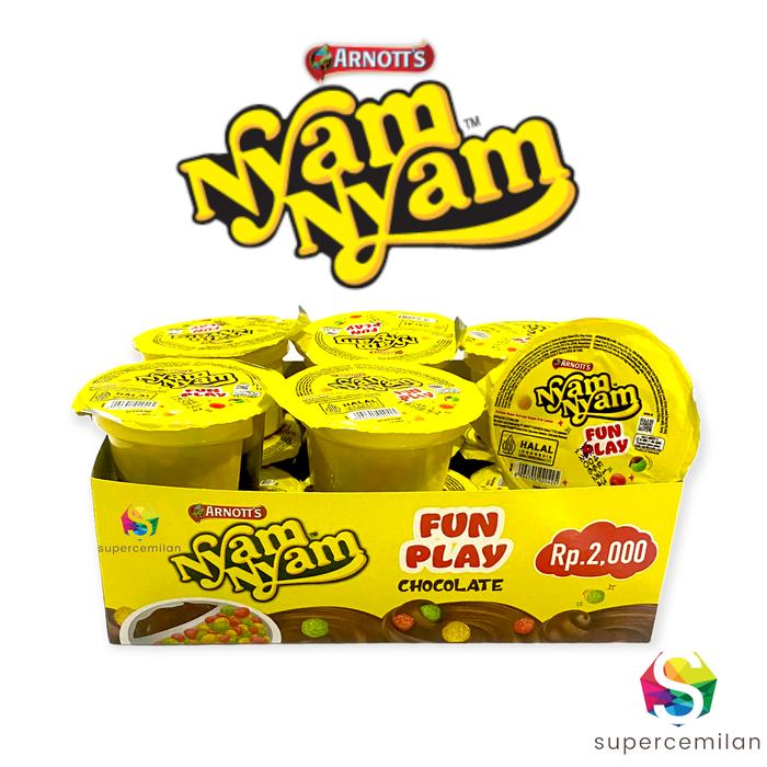 Gambar Nyam Nyam Bubble Puff Chocolate Fun Play (isi 12 pcs) dari Surga Cemilan undefined Tokopedia