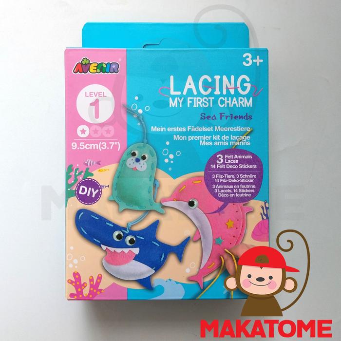 Gambar Avenir Lacing My First Charm felt laces menjahit anak 3+ tahun toys - Sea dari Makatome Shop undefined Tokopedia