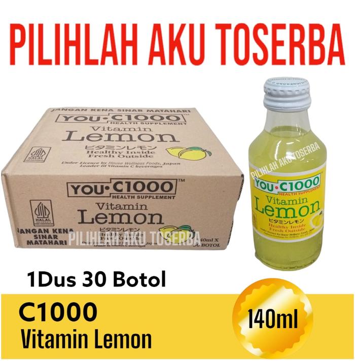 Gambar You C 1000 / YOU C1000 LEMON vitamin C 140ml - ( 1 DUS + Bubble Wrap ) dari Pilihlah Aku Toserba undefined Tokopedia