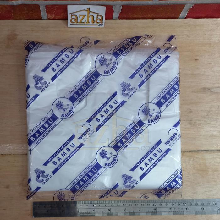 Gambar Kantong Plastik tas kresek BAMBU Lila HDPE - kecil dari azha. co undefined 3 Tokopedia