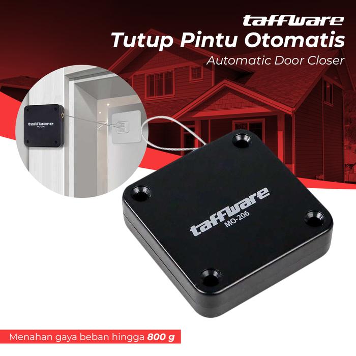 Gambar Alat Penutup Pintu Geser Otomatis Door Closer Sensor Tanpa Bor Paku - Black dari langsungklikbos undefined Tokopedia