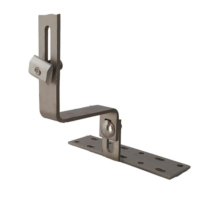 Gambar Mounting Solar PV / Solar Module / Panel Surya - Adj. Tile Hook - HORIZONTAL, BAUT BAJA dari Sinar Surya Elektric undefined Tokopedia