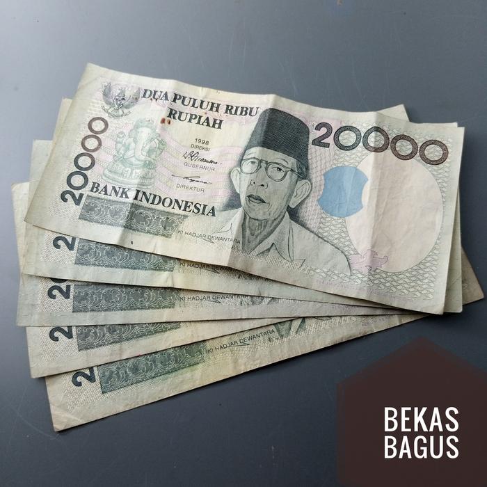 Gambar Bekas 20000 Rupiah Dewantoro Tahun 1998 Rp 20.000 Uang Kertas Kuno - Bekas Wajar dari GALERI ANTIK KLATEN undefined Tokopedia