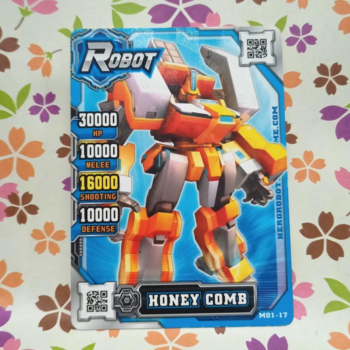 Gambar hero of robots normal HONEY COMB robot / power / skill - ROBOT M01 dari cardshopers undefined Tokopedia