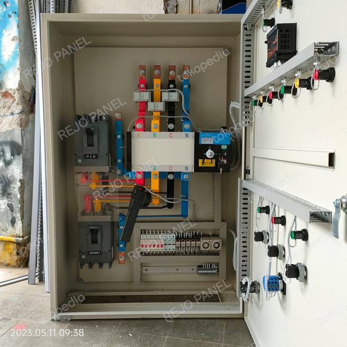 Jual panel ats pln genset - cos motorized 400a fort - mccb 3p EZC 400A ...