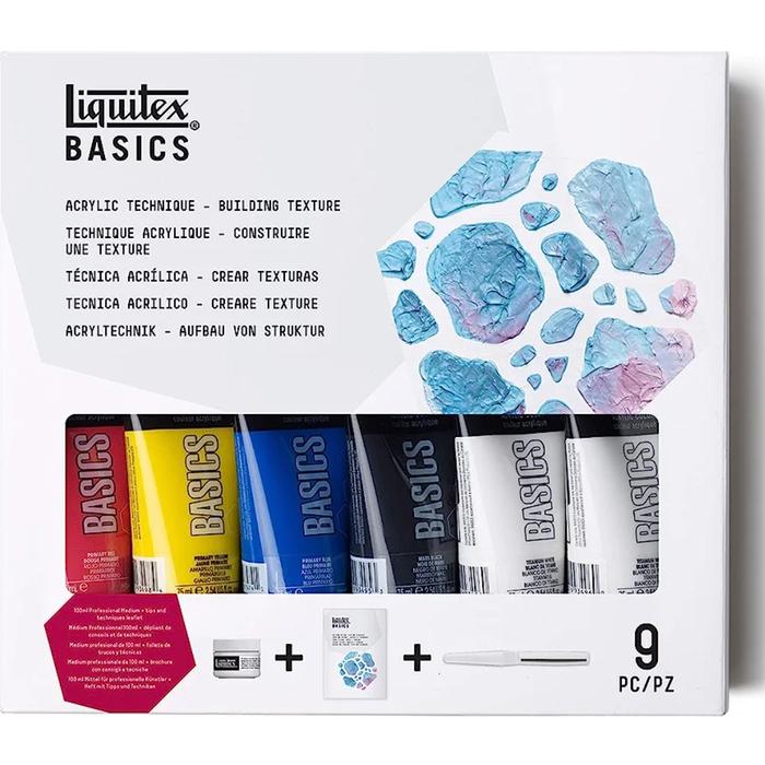 Gambar Liquitex Basics Acrylic Paint Set - Building Texture Technique dari ObiArt Shop undefined Tokopedia