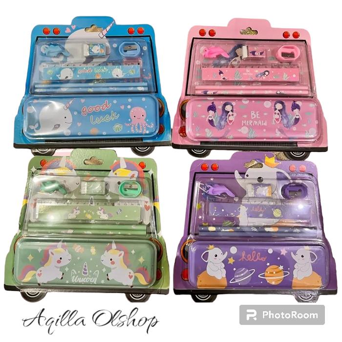 Gambar Set alat tulis lengkap - Biru dari Deva kidshop undefined Tokopedia