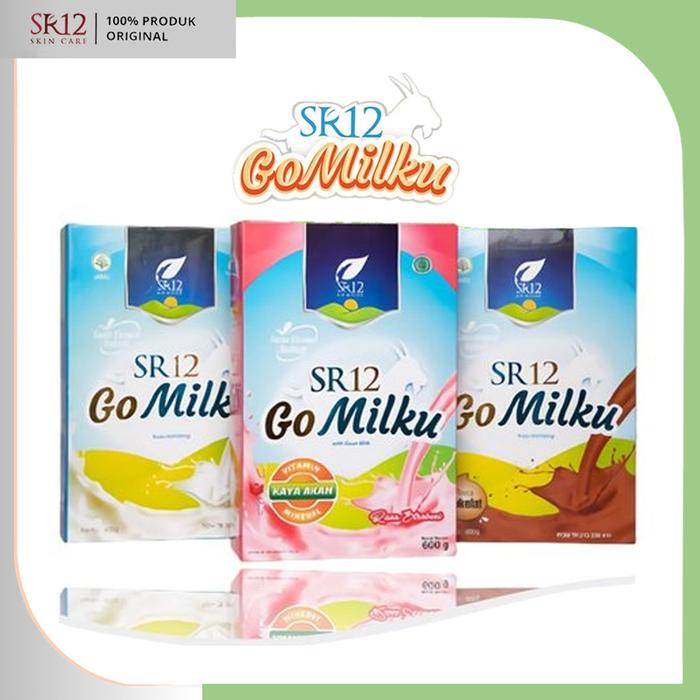 Gambar Go Milku SR12 - Susu Kambing Etawa - Susu Bubuk Berkualitas Premium - 600gr, Original dari TokoSR12 Herbal undefined Tokopedia