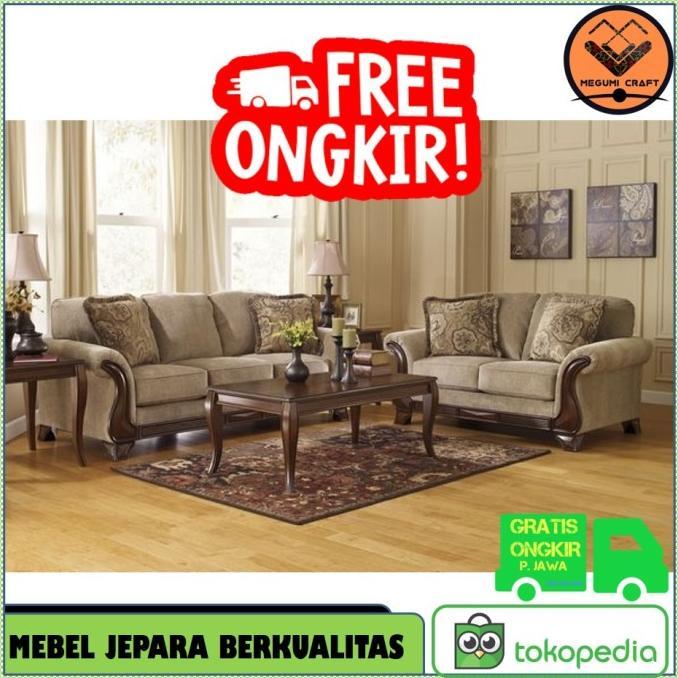 Gambar Sofa tamu kursi mewah furniture mebel Jepara - 32meja dari Random Class undefined Tokopedia