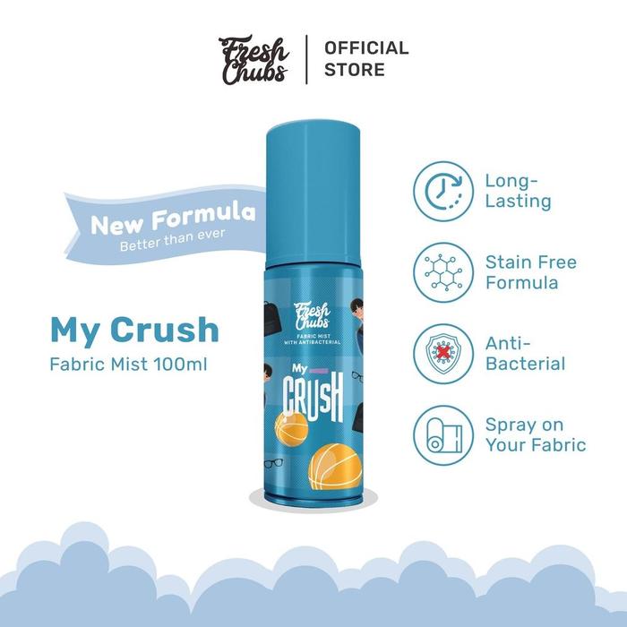 Gambar [Freshchubs] Fabric Mist Parfum Baju & Ruangan 100ml - My Crush - 100ml dari qairaqairenshop undefined Tokopedia