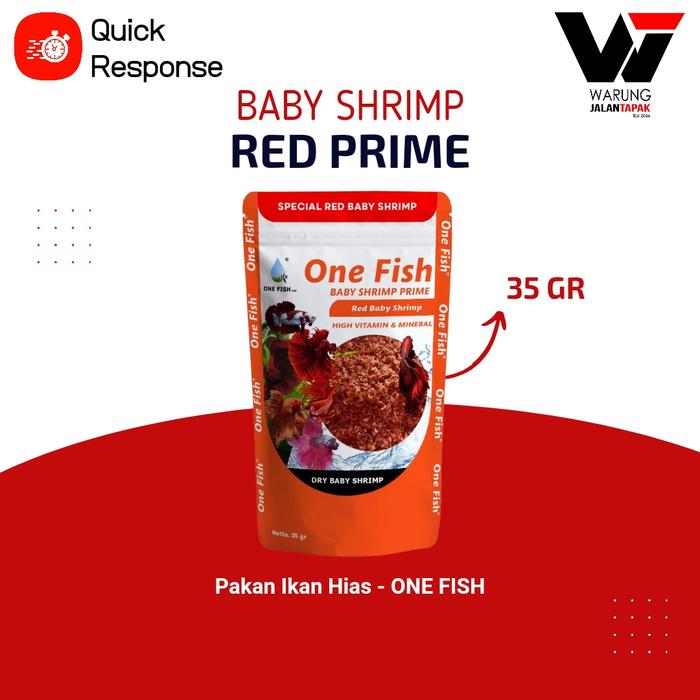 Gambar One Fish Udang mini Shrimp Red Prime Pakan alami Ikan Kecil dari Warung Jalantapak undefined Tokopedia