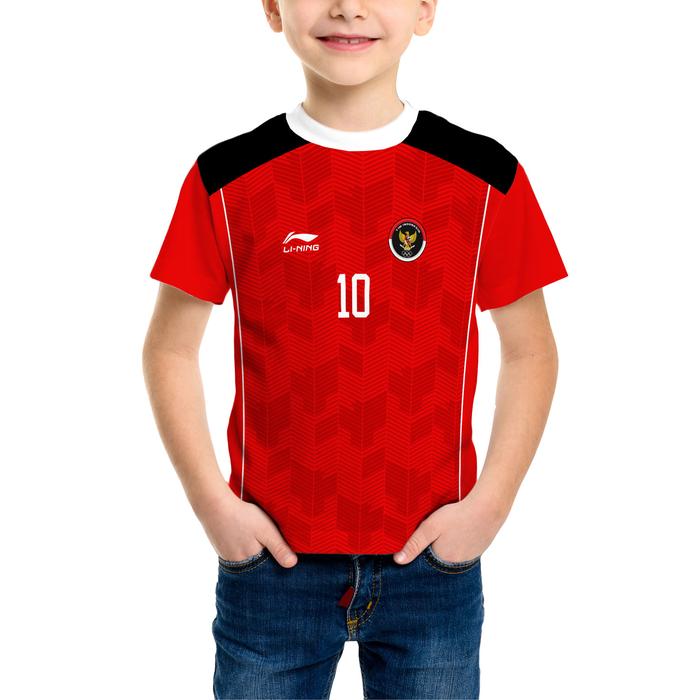 Gambar Kaos Jersey Timnas Indonesia Sea Games 2023 Anak Lining Printing - Merah, S dari Warung Kia Bandung undefined Tokopedia