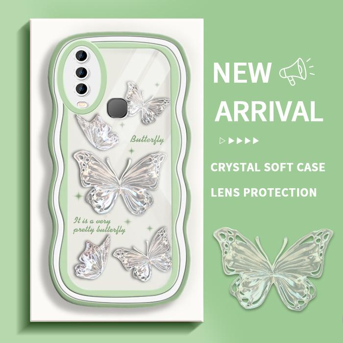 Gambar PARABA Soft Case vivo Y17 Y3 Y12 Y15 Casing Kupu-kupu Silikon - Style1, vivo U3/U20 dari parabatokoresmi undefined Tokopedia