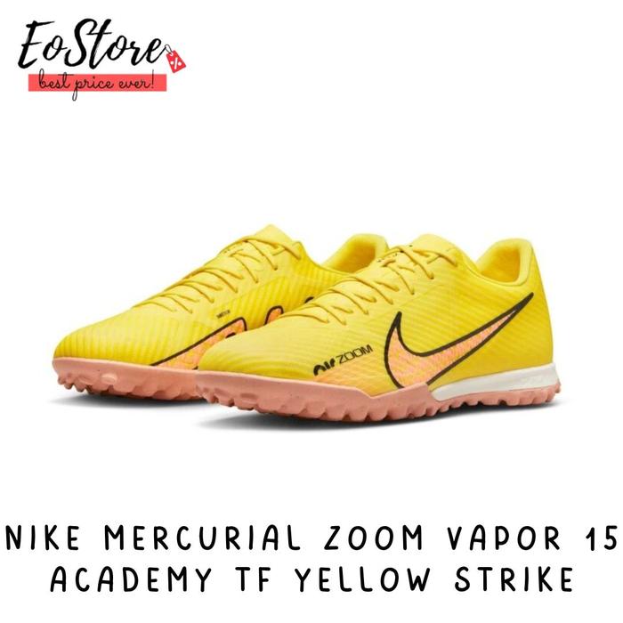 Nike Mercurial Zoom Vapor 15 Academy TF Yellow Strike/Sunset Glow 40 di  Eost0re Tokopedia