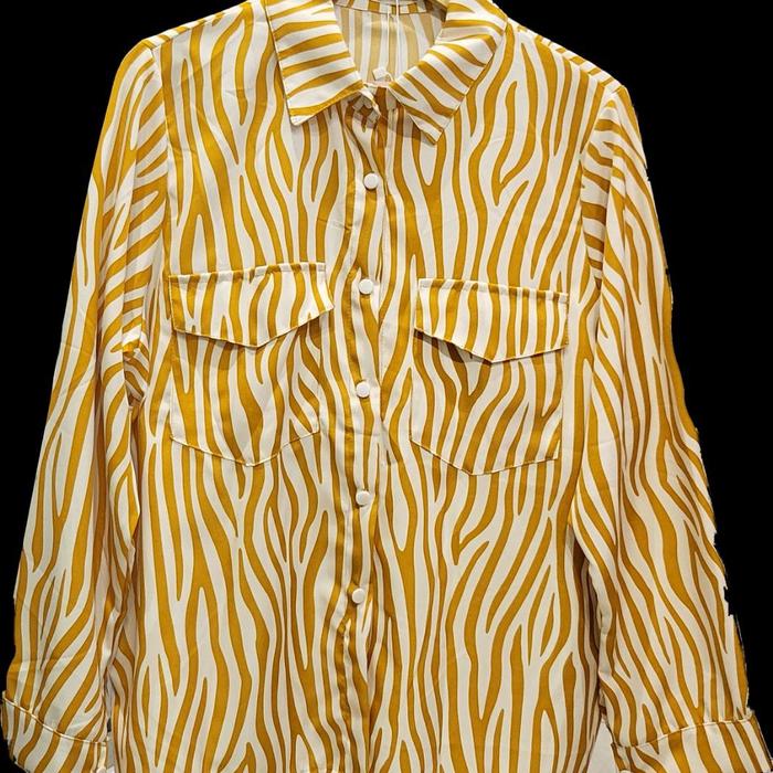 Gambar Kemeja wanita import bangkok / kemeja kerja wanita - Kuning dari annacollectionyl undefined Tokopedia