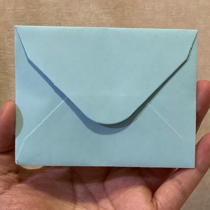 Gambar Kartu Ucapan Happy Birthday / Greeting / love / kartu thankyou - Biru Muda dari edutoysvon undefined Tokopedia