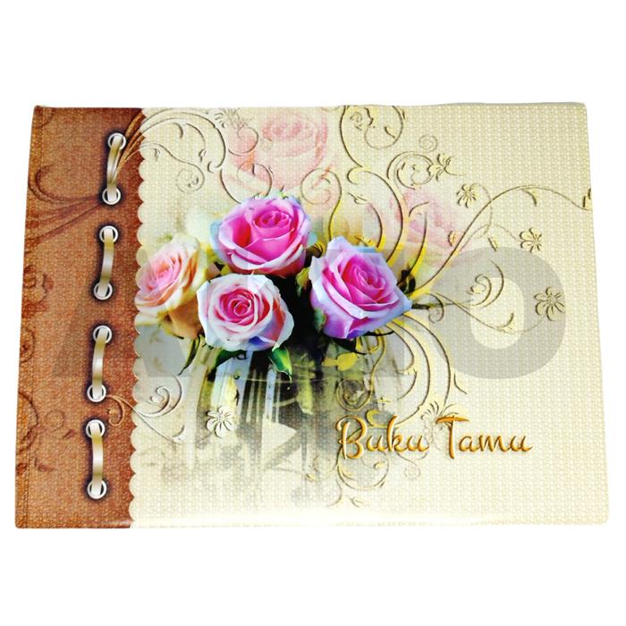 Gambar Buku Tamu Pernikahan Aesthetic Undangan HARD COVER GLOSSY Tanggung - E dari AKIO Stationery undefined Tokopedia