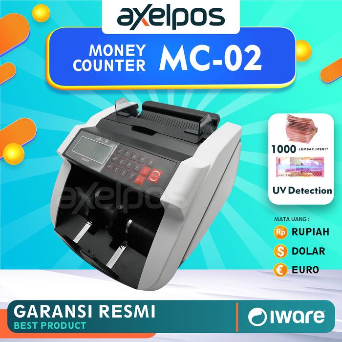 Gambar Money Counter | Mesin Hitung Uang MC-80 Penghitung Automatis - MC02 dari Axelpos undefined Tokopedia