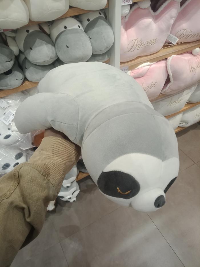 Gambar Boneka Beruang Pemalas - MINISO Sloth Plush Toy - Abu-abu dari jastipsripilan undefined Tokopedia