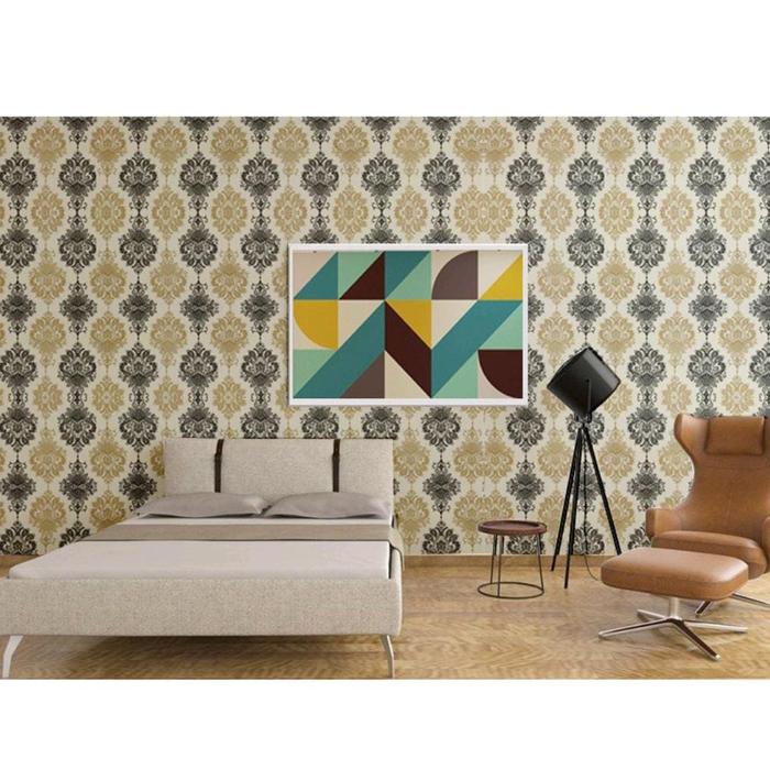 Gambar wallpaper sticker wallsticker dekorasi dinding surabaya motif klasik - f dari Deiinteriors undefined Tokopedia