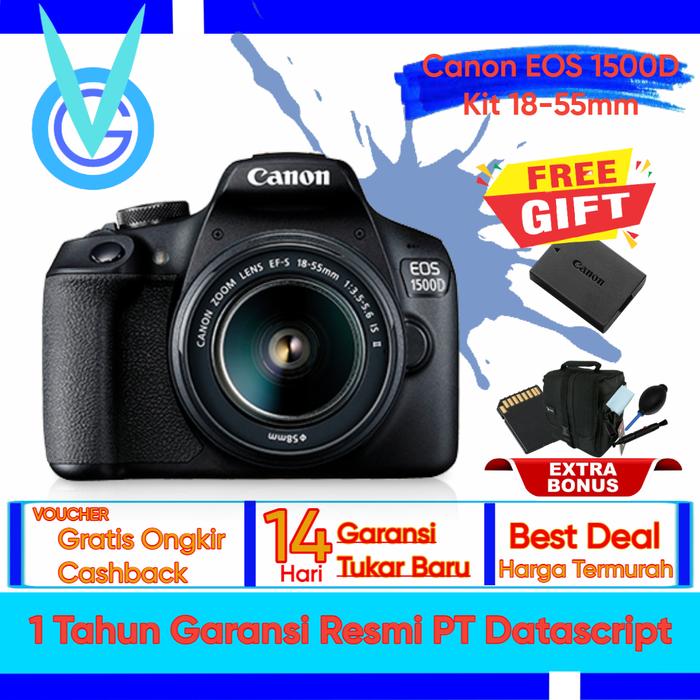 Canon 1500d Canon Best Price Jual CANON DSLR EOS 1500D KIT 18-55