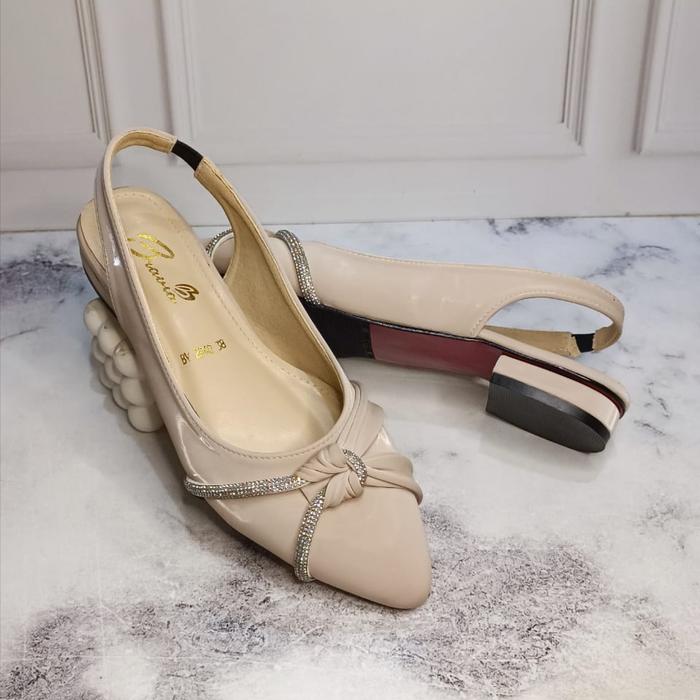 Gambar sepatu flat shoes wanita tali belakang BV2040 - Mocca, 36 dari Bravia_mdn undefined Tokopedia
