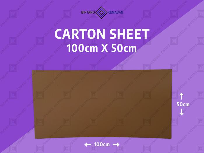 Gambar Kardus Karton Sheet 85 x 75cm - 100 x 50 DW dari CnCC-Shop undefined Tokopedia