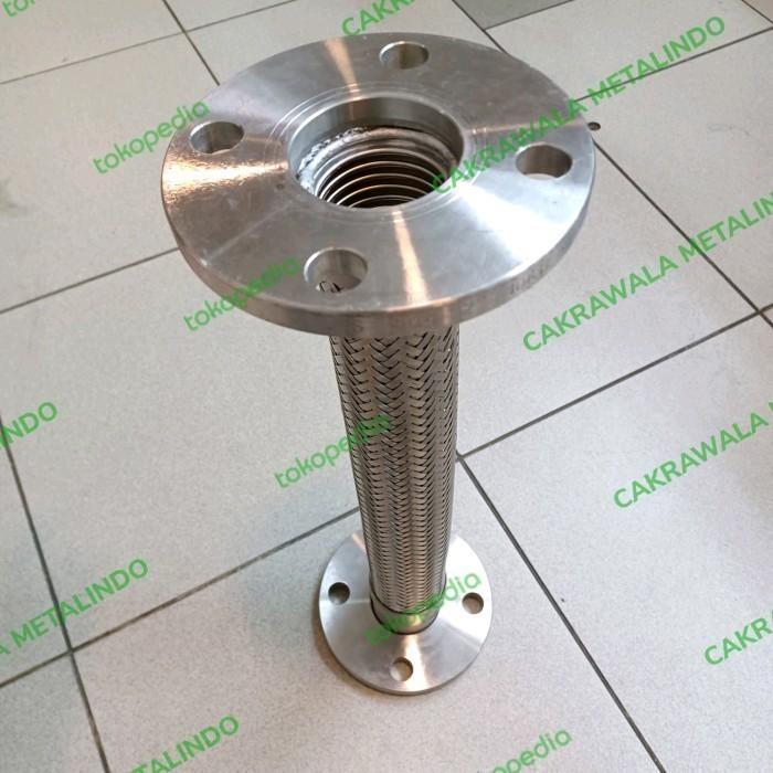 Gambar Flexible Joint Hose 2" inch Flange Jis 10k Galvanis Panjang 50cm dari CAKRAWALA METALINDO undefined Tokopedia