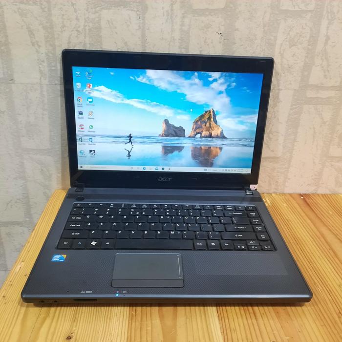 Gambar Laptop Acer Aspire 4739 Intel Core i3 SSD 256Gb Ram 4Gb Bonus Tas dari V-COMPUTER undefined Tokopedia