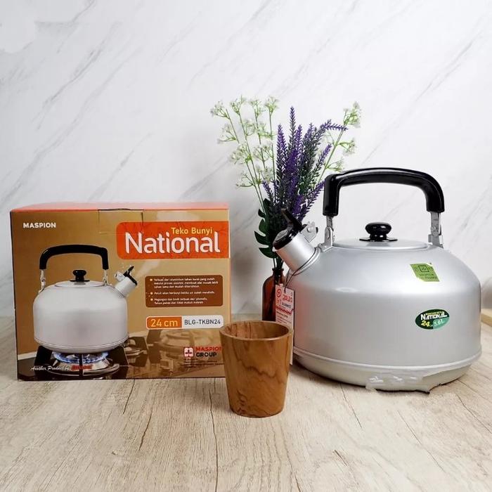 Gambar MASPION Teko Bunyi National Whisteling Kattle Alumunium Teko Siul 24Cm - 24 CM dari Kitchenmart306 undefined Tokopedia