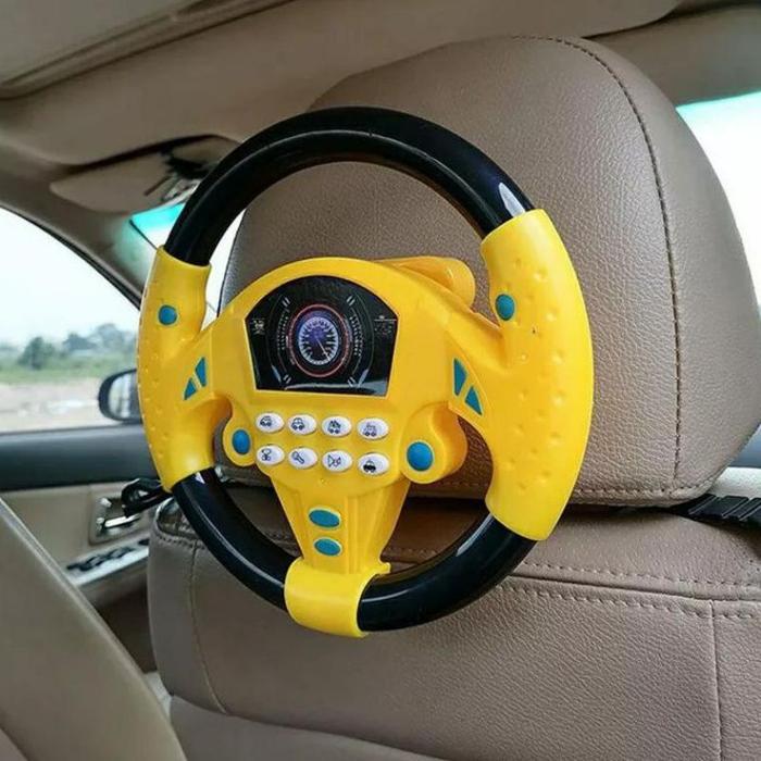 Gambar PBT Mainan Setir Mobil Anak / Setiran Edukasi / Mainan Steering Wheel - Kuning dari TokoYiba undefined Tokopedia