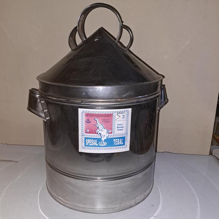Gambar dandang kukusan sablukan stainles ½kg 1½kg. 2kg. 5kg.6kg dari Rezeki jaya indah undefined Tokopedia