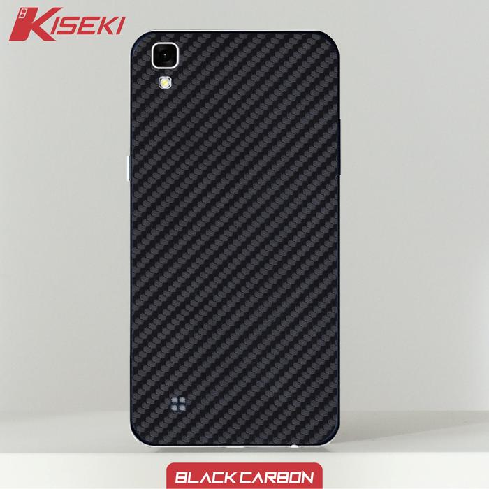 Gambar Kiseki Skin  LG X Power   Back Case Carbon Leather Custom Dll - Black Carbon dari Kiseki Skin undefined Tokopedia