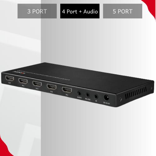 Promo HDMI Switch LINDY 18G UHD 4K 60Hz HDR Dolby Vision - 38249 - 4 ...