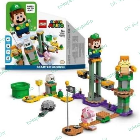 Gambar LEGO SUPER MARIO 71387 ADVENTURE WITH LUIGI STARTER COURSE dari DK sky undefined Tokopedia