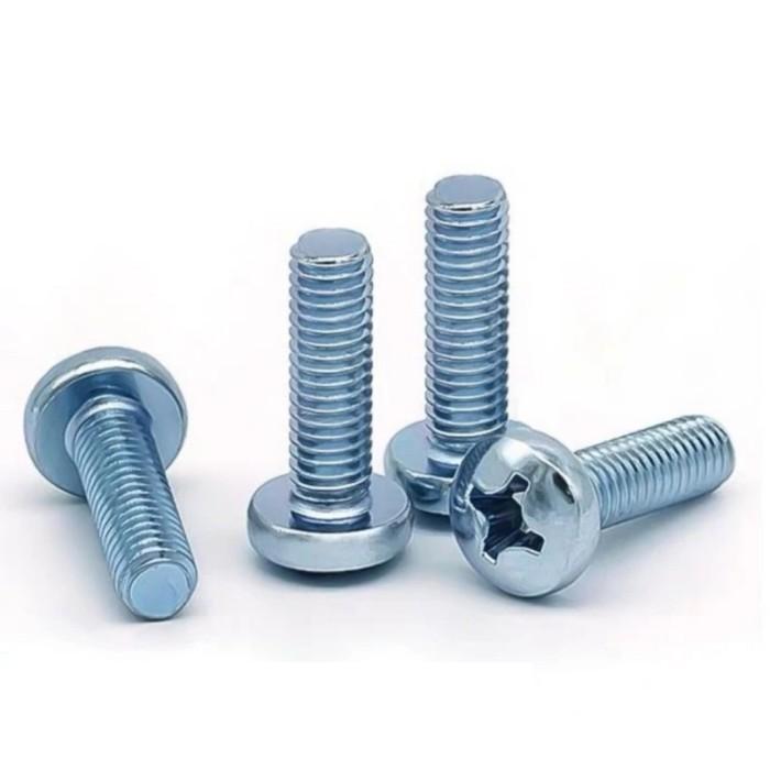 Gambar BAUD BAUT JP M4 STAINLESS 10 15 20 25 30 35 40 45 50 60 70 80mm 380099 - GALVANIS, M4 X 6mm dari Sinar Pelangi Enfys undefined Tokopedia