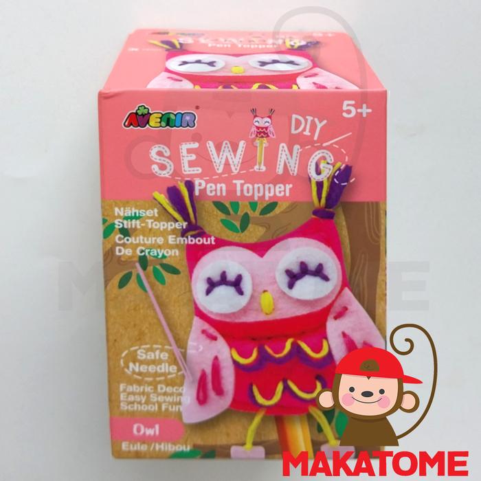 Gambar Avenir DIY sewing PEN TOPPER pensil pencil doll - Owl dari Makatome Shop undefined Tokopedia