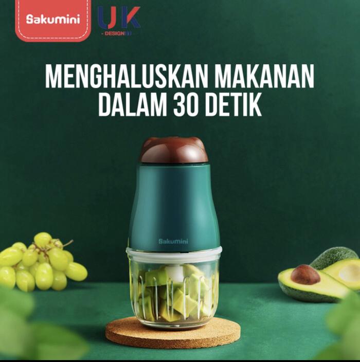 Gambar SAKUMINI Food Chopper 0,3 L / Alat Pelumat Makanan dari Hello Baby Superstore undefined Tokopedia