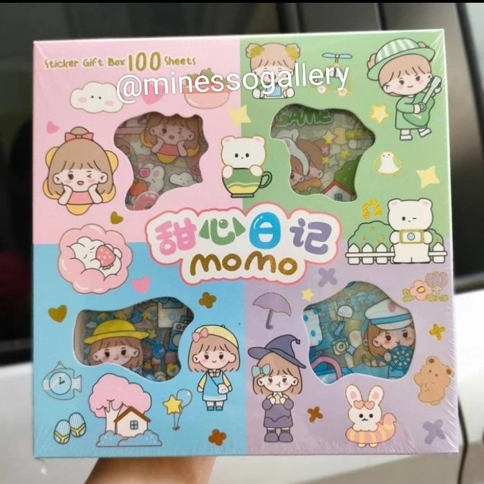 Gambar Stiker momo mix 4 warna dari Minesso Gallery undefined Tokopedia