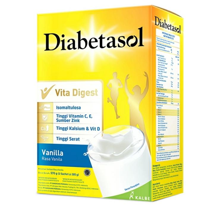 Gambar Diabetasol Susu Bubuk Vanilla 570 dari dekkagladys undefined Tokopedia