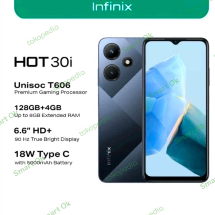 Gambar infinix hot 30i 8/128 resmi - Putih dari Smart Ok undefined Tokopedia