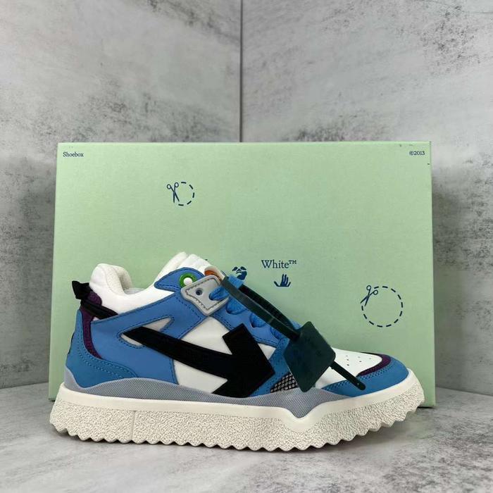 Zapatos Off White Sponge Jual Off White Sponge Mid Top Sneakers