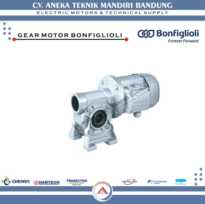 Gambar BONFIGLIOLI GEARMOTOR / BONFIGLIOLI / GEARMOTOR / WORM GEAR / ELECTRO MOTOR BONFIGLIOLI / INDUCTION MOTOR / GEARBOX BONFIGLIOLI - Type 1 dari CV Aneka Teknik Mandiri Bandung undefined Tokopedia