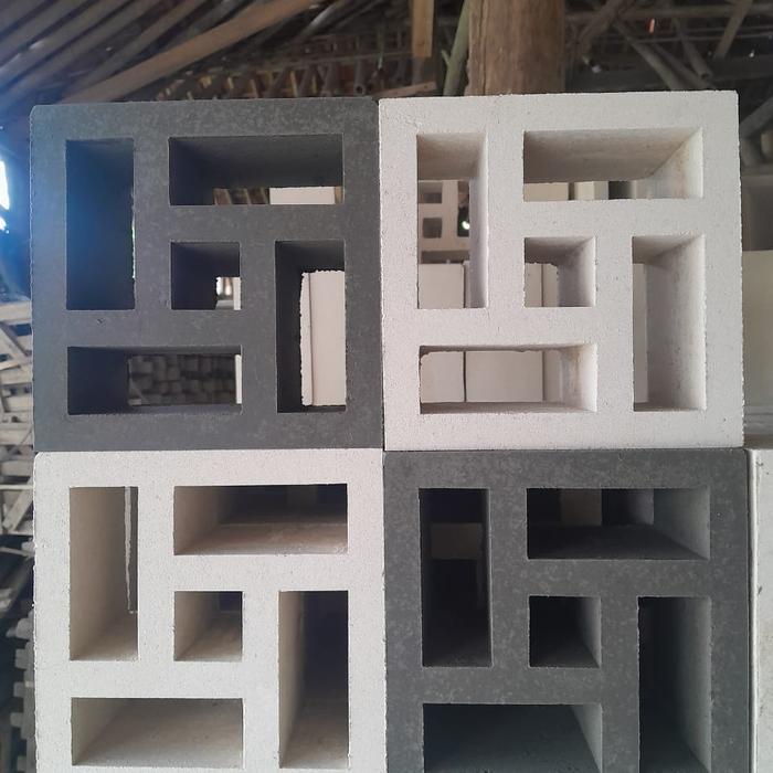Jual roster beton minimalis/roster beton lubang 5 - Putih - Jakarta ...